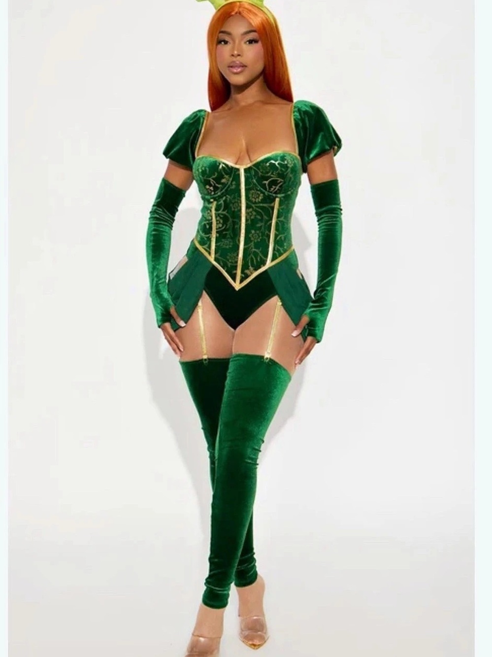 Green Costume Set Like New